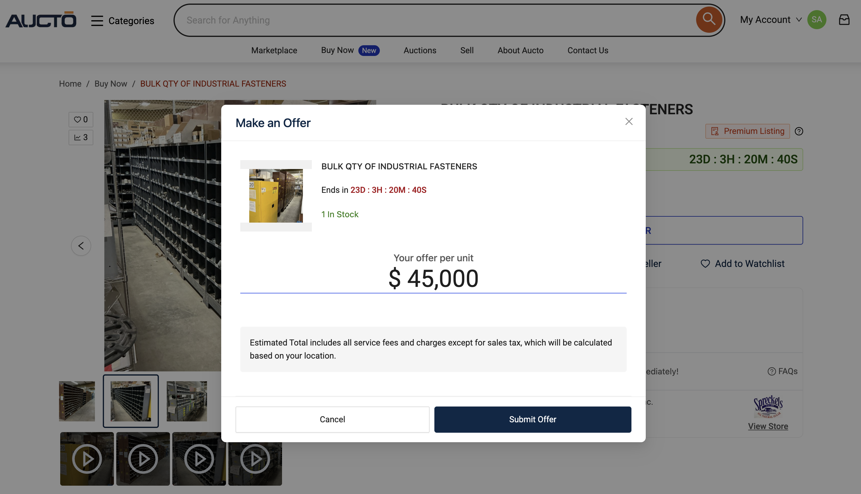 Aucto.com Best Offer